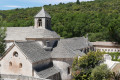 Abbaye de Senanques, vue du chemin surplombant