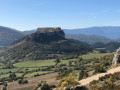 Les montagnes de Bouvrège et de Croc par l'ancien Fort de Mévouillon