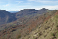 Aperçu sur le col de l'Escrinet, le Roc de Gourdon