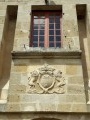 Armoiries au dessus de la porte du château de Blaisy-Haut