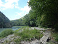 Au bord du Rhône depuis le Fort l'Écluse