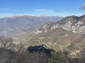 Au mont Ours, vue sur le Mercantour