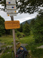 Au pied de la montée vers le col de Falimont