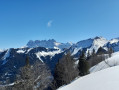 Mit Schneeschuhen von Villapeyron über Cornillon nach Très les pierres