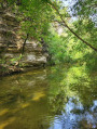 Balade à Aubussargues au bord de la rivière Bourdic.