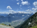 Balcon sur la vallée du Rhône et le massif du Mont-Blanc