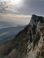 Belvédère du Vertige des Cimes, bord de falaise, les Ramées