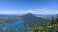 Vue sur les deux lacs depuis le belvédère