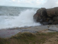 Blockhaus sous les vagues