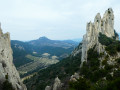 Les trois crêtes des Dentelles de Montmirail