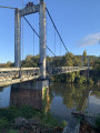 Pont suspendu de Buzet