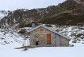 Cabane de Prat Redoun en hiver