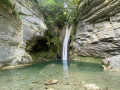 Lac de Cerin, carrière fossilifère, cascades de Chosas et de la Brive
