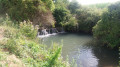 Cascade sur la rivière la Flacière.