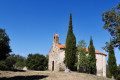 Chapelles Sant Amanç et Vallpuig depuis Montauriol