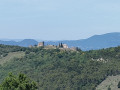 Le Château de Rochefort-en-Valdaine et Borne IGN