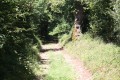 Chemin en descente vers le lieu-dit la Vallée