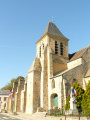 Clocher de l'église de Saint-Vrain