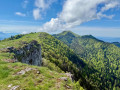 La Griffe du Diable et le Grand Colombier à partir de la Grange d'en bas