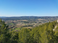 Depuis La Cadière, vue sur la plaine ouest