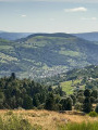 Depuis la roche des Bioquets, vue sur la Bresse