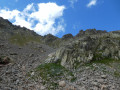 Descente de la crête au vallon des Erps