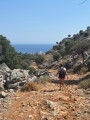 Circuit autour du Mont Zata de Lindos à la plage de Vlycha