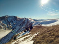 Descente vers les crêtes