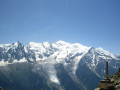 Du Col du Brévent vue sur le Mont Blanc