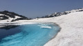 Eaux turquoises au Lac de l'île