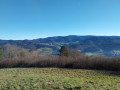 Le sommet du Schönberg et les ruines du Schneeburg depuis Merzhausen