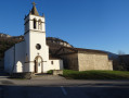 Eglise de Souspierre, dédiée à Saint Sébastien.