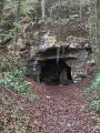 Entrée de cavité dans la vallée de la Mue