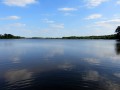 Etang de Bellebouche vu de la base nautique