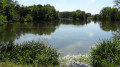 L'Étang Saint-Lubin et la vallée du Loir depuis Saint-Hilaire-la-Gravelle