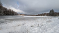 Pellevin Pond in winter