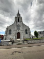 Façade et clocher de l'église de Macon