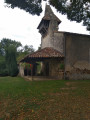 Façade et entrée de l'église de Bergonce