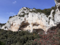 Falaise sous la Roque des Bancs