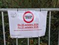 Fermeture Sente St Clair depuis le centre scolaire Pabo Neruda fin point 5 vers 6