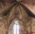 Wall frescoes in the church