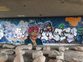 Graffitis sous le pont