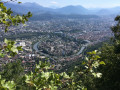 Grenoble depuis le chemin qui mêne au Col de Vence