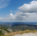 Le Larzac méridional et le Mont Saint-Baudille