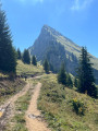 Le lac de Lessy depuis Cenise