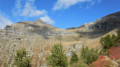 L'antécime du Pic du Tourond et à sa droite le col de la Venasque