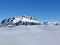 L'Arclusaz sous les nuages