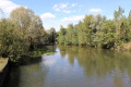 L'Arnon, vue de la passerelle du dévidoir