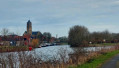 L'église de Warneton et la Lys