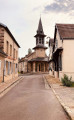 L'église du village le Vieux-Moulin